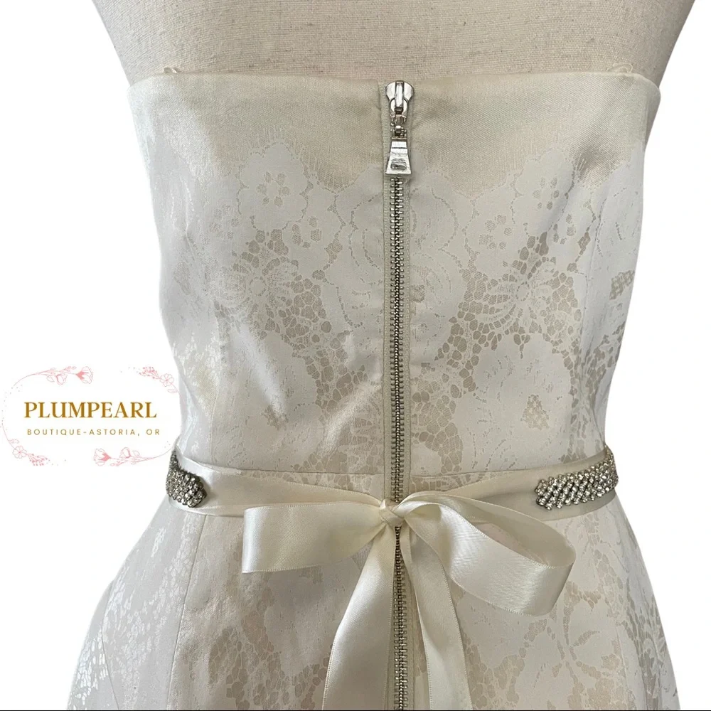 An Original Milly of New York Vintage Custom wedding gown - Picture 10 of 16